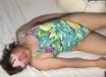 【女装】不倫主婦・碧井 蘭 / 第８５回・トロピカルブルーの水着で逝かされました